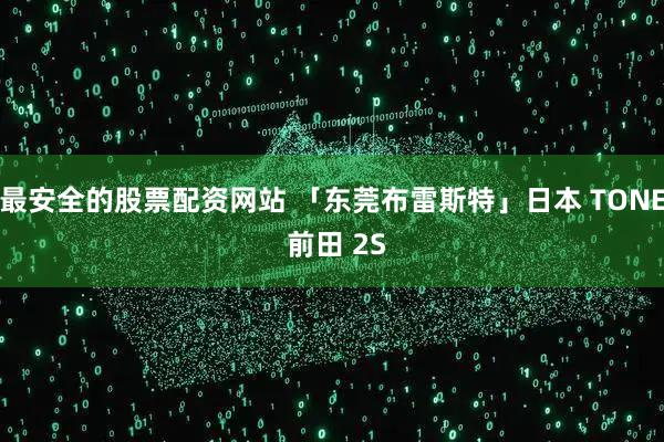 最安全的股票配资网站 「东莞布雷斯特」日本 TONE 前田 2S